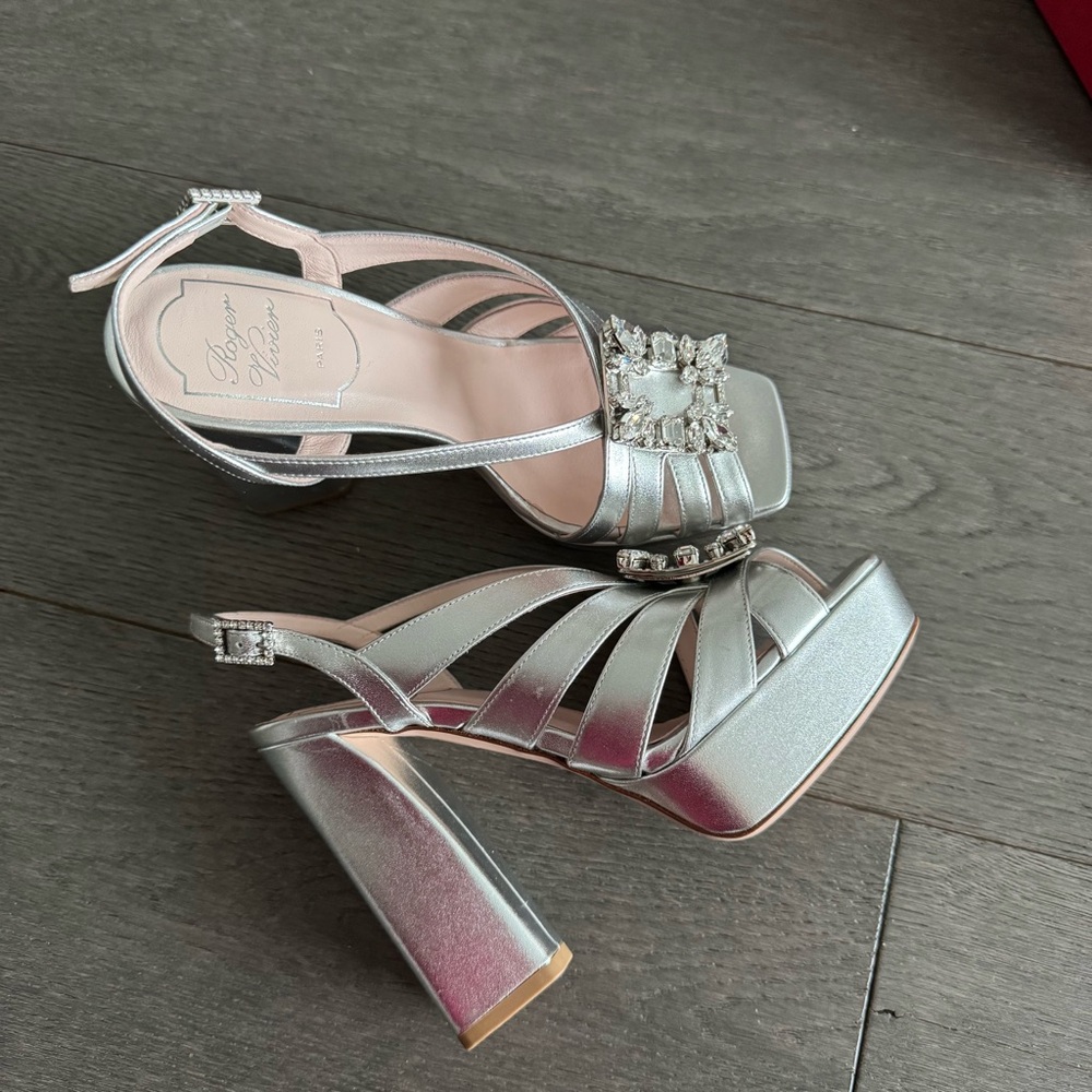 Roger Vivier platform embellished heels